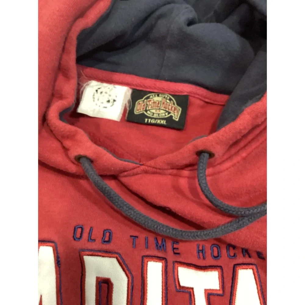 Old Time Hockey Washington Capitals Red Hoodie NHL Sweatshirt Mens XXL 1974 - Picture 2 of 7